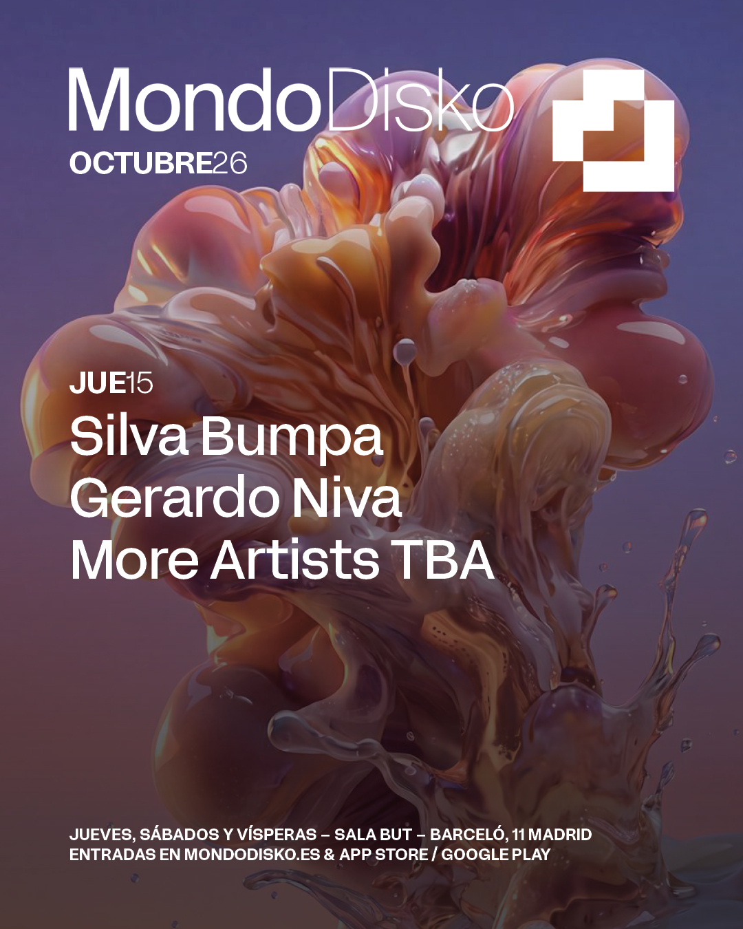 SILVA BUMPA / GERARDO NIVA / MORE ARTISTS TBA