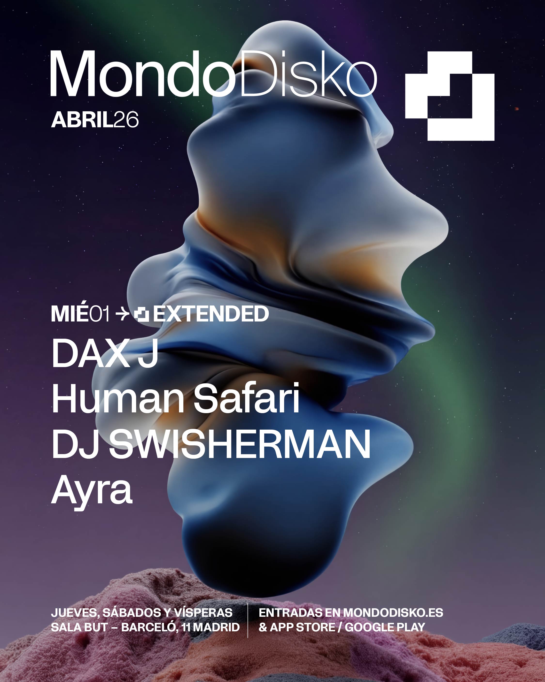 EXTENDED: DAX J / HUMAN SAFARI / DJ SWISHERMAN / AYRA