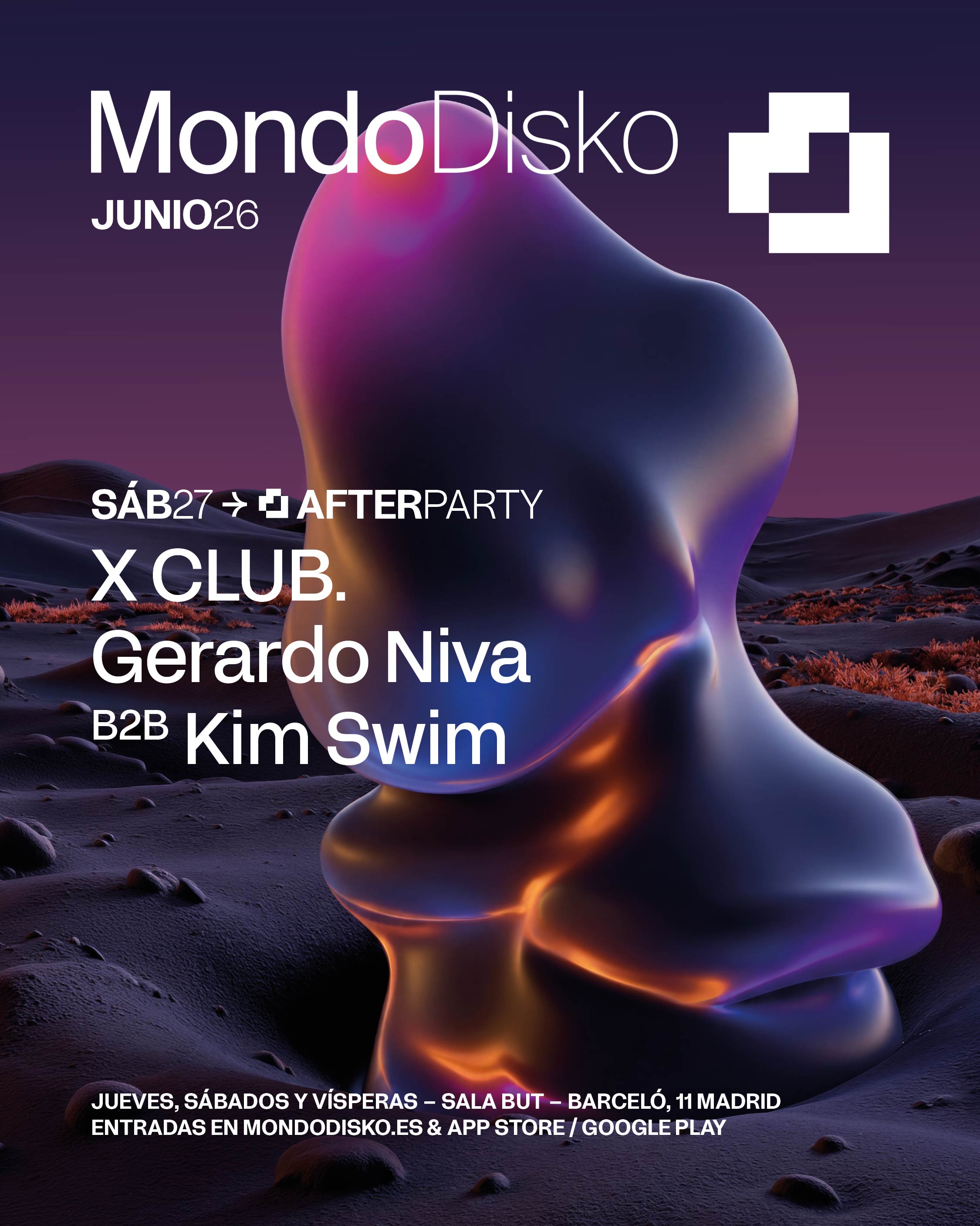AFTERPARTY: X CLUB. / GERARDO NIVA B2B KIM SWIM