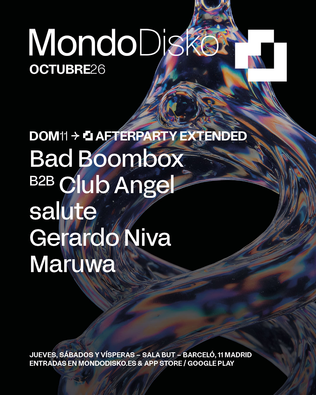 AFTERPARTY EXTENDED: BAD BOOMBOX B2B CLUB ANGEL / SALUTE / GERARDO NIVA / MARUWA