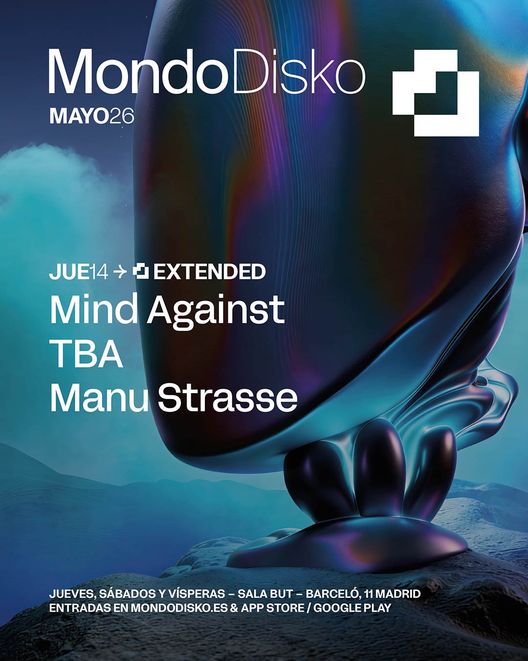 EXTENDED: MIND AGAINST / TBA / MANU STRASSE