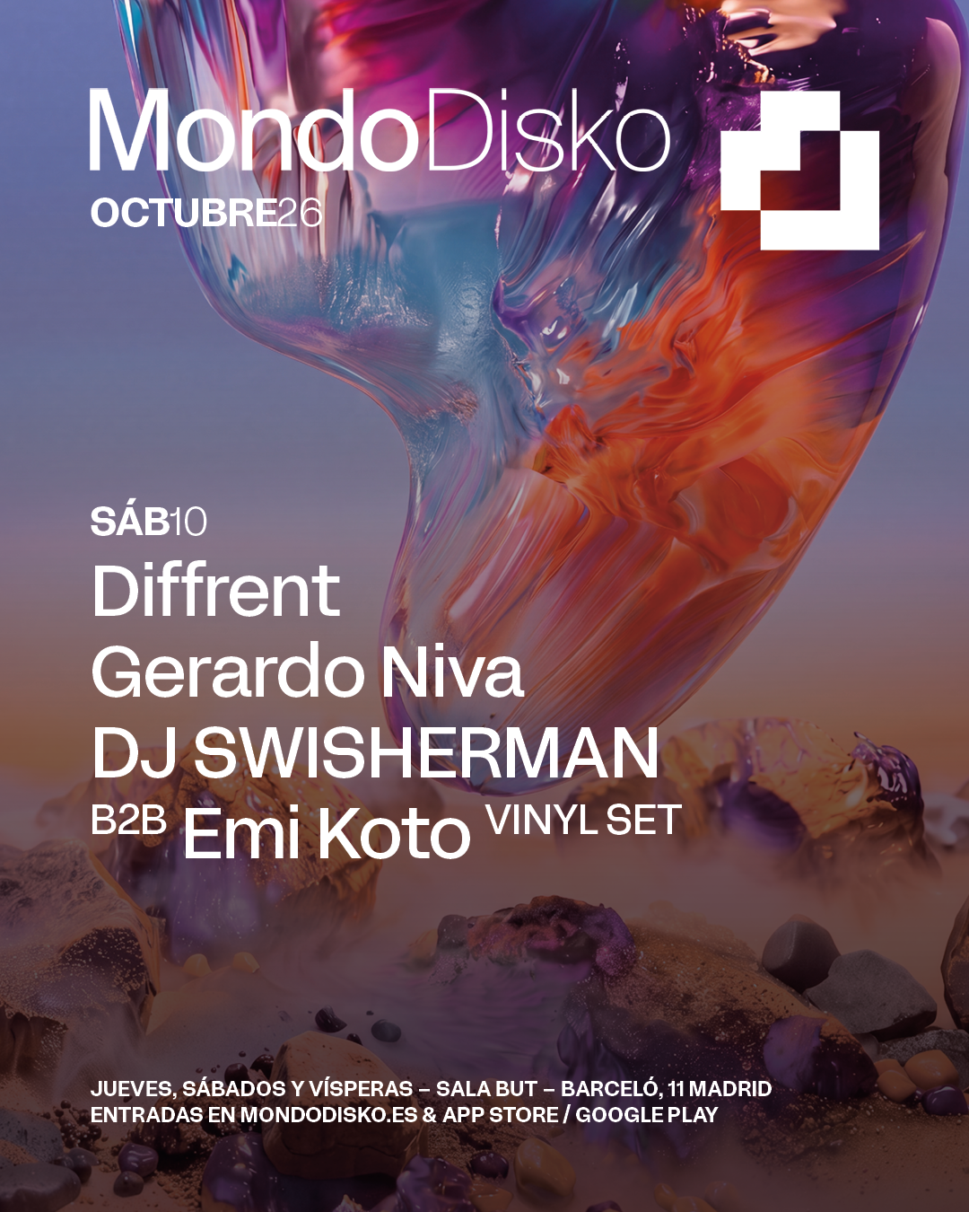 DIFFRENT / GERARDO NIVA / DJ SWISHERMAN B2B EMI KOTO