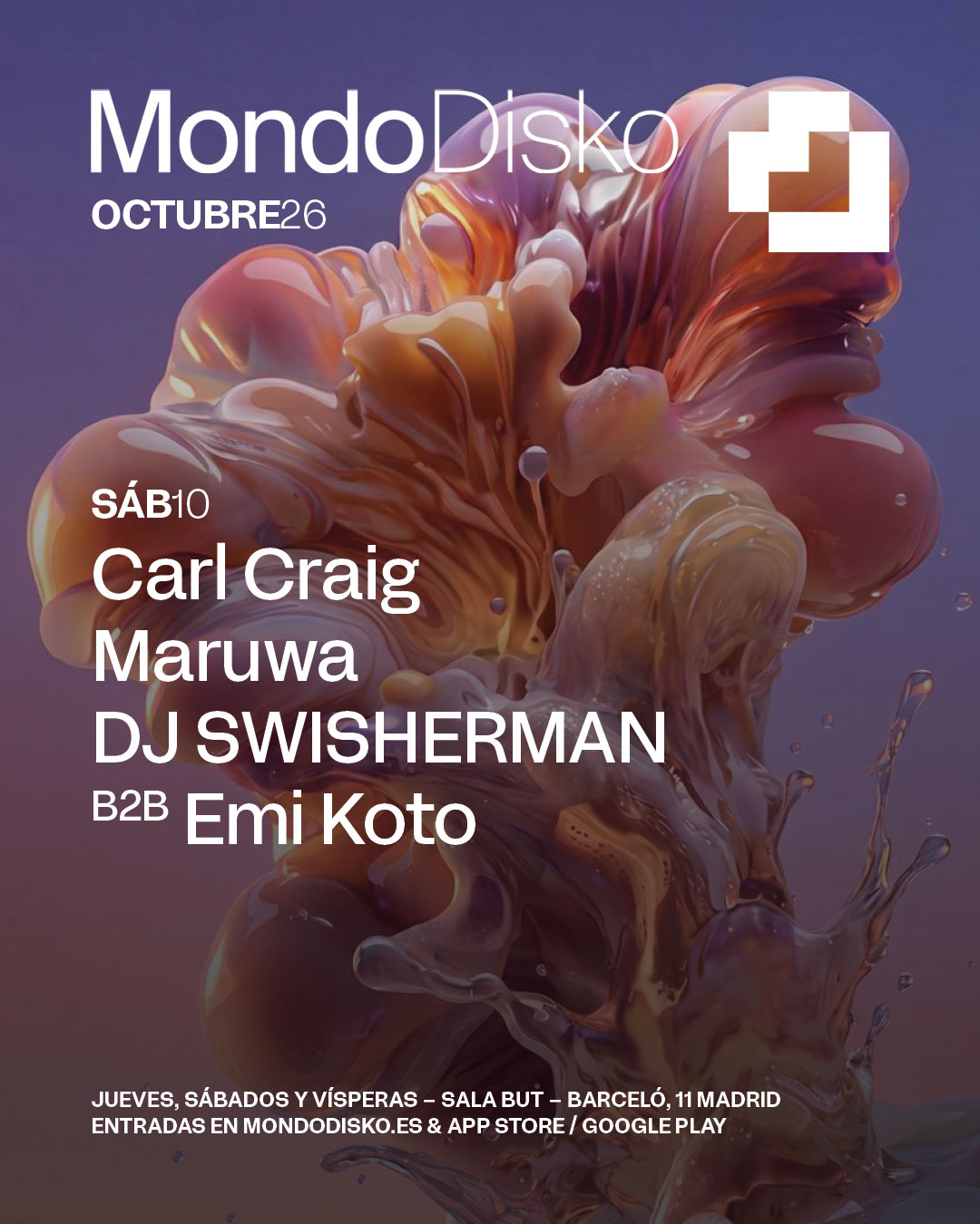 CARL CRAIG / MARUWA / DJ SWISHERMAN B2B EMI KOTO