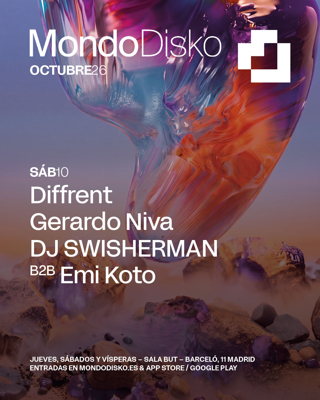 DIFFRENT / GERARDO NIVA / DJ SWISHERMAN B2B EMI KOTO