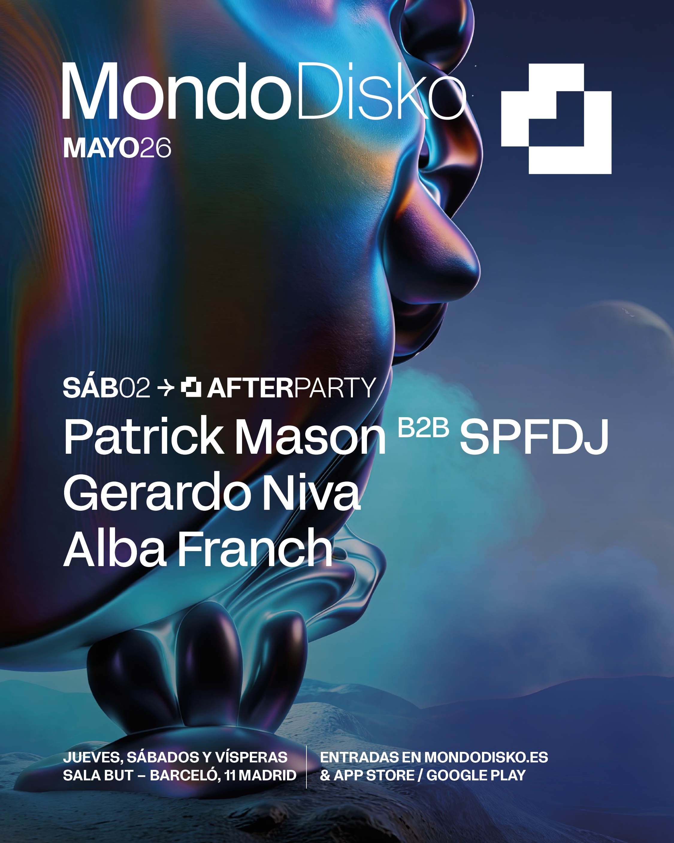 AFTERPARTY: PATRICK MASON B2B SPFDJ / GERARDO NIVA / ALBA FRANCH