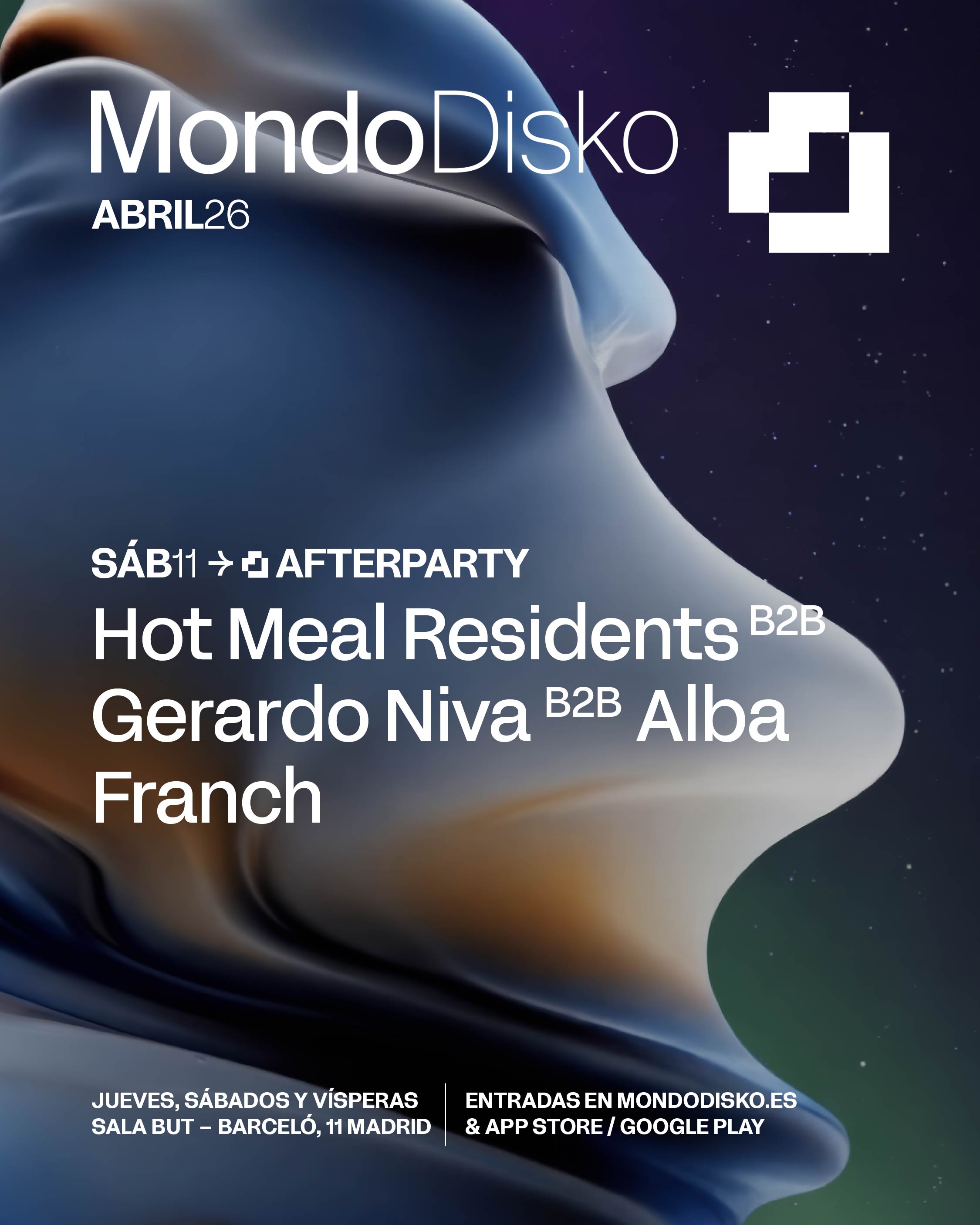 AFTERPARTY: HOT MEAL RESIDENTS B2B / GERARDO NIVA B2B ALBA FRANCH