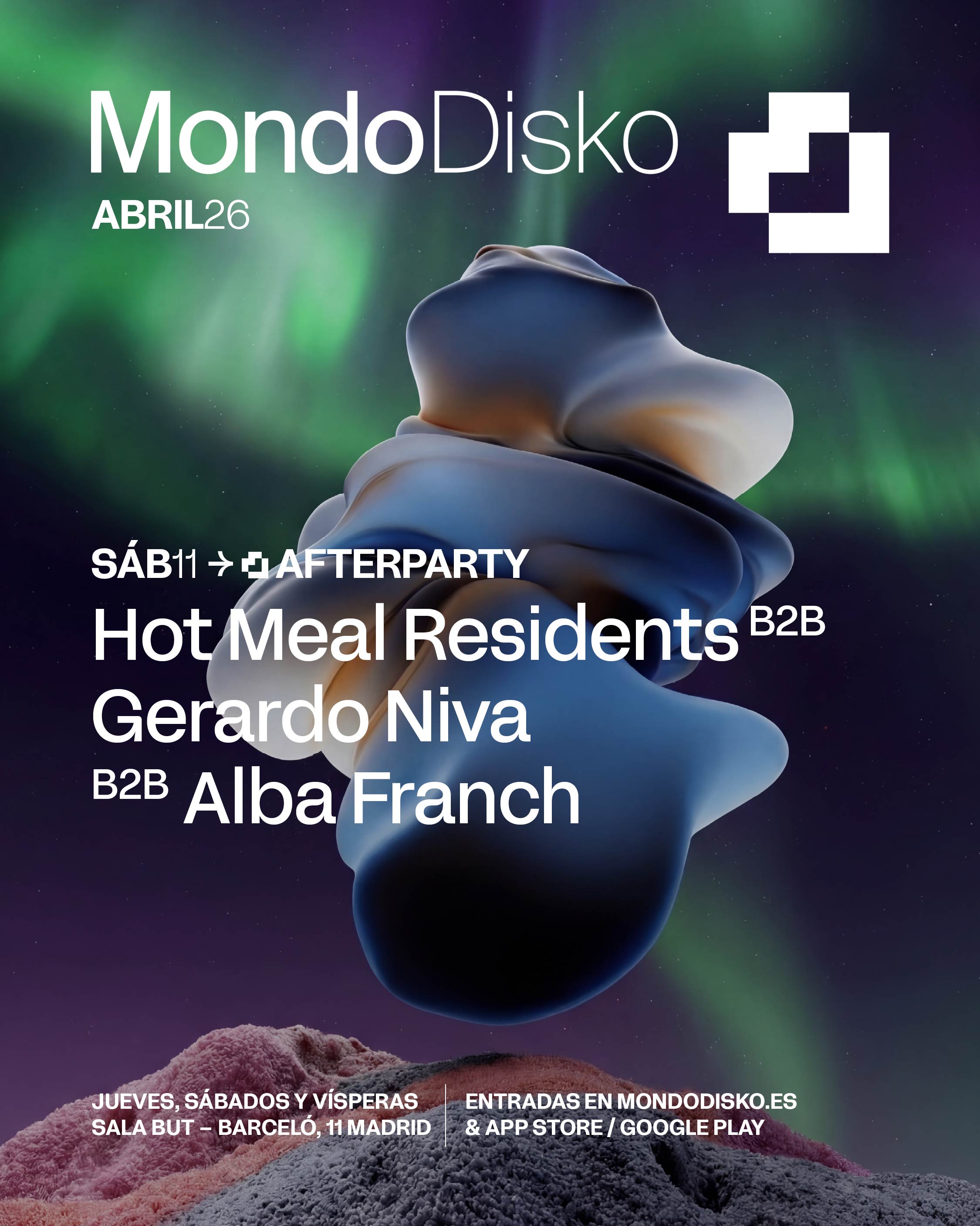 AFTERPARTY: HOT MEAL RESIDENTS B2B / GERARDO NIVA B2B ALBA FRANCH