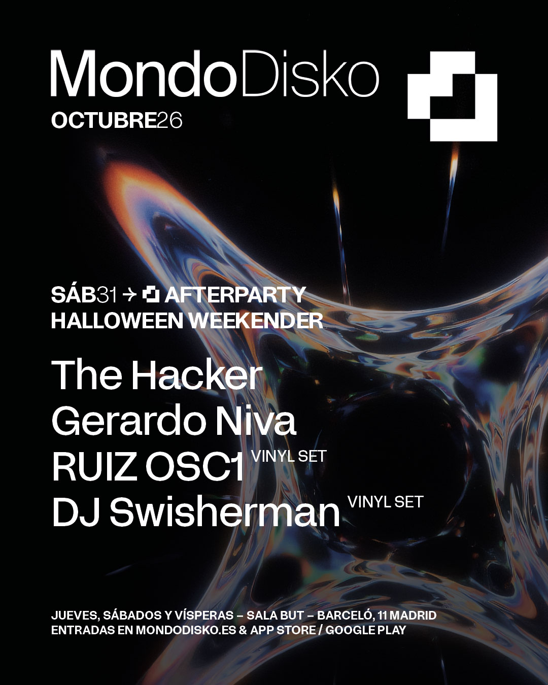 AFTERPARTY: THE HACKER / GERARDO NIVA / RUIZ OSC1 / DJ SWISHERMAN