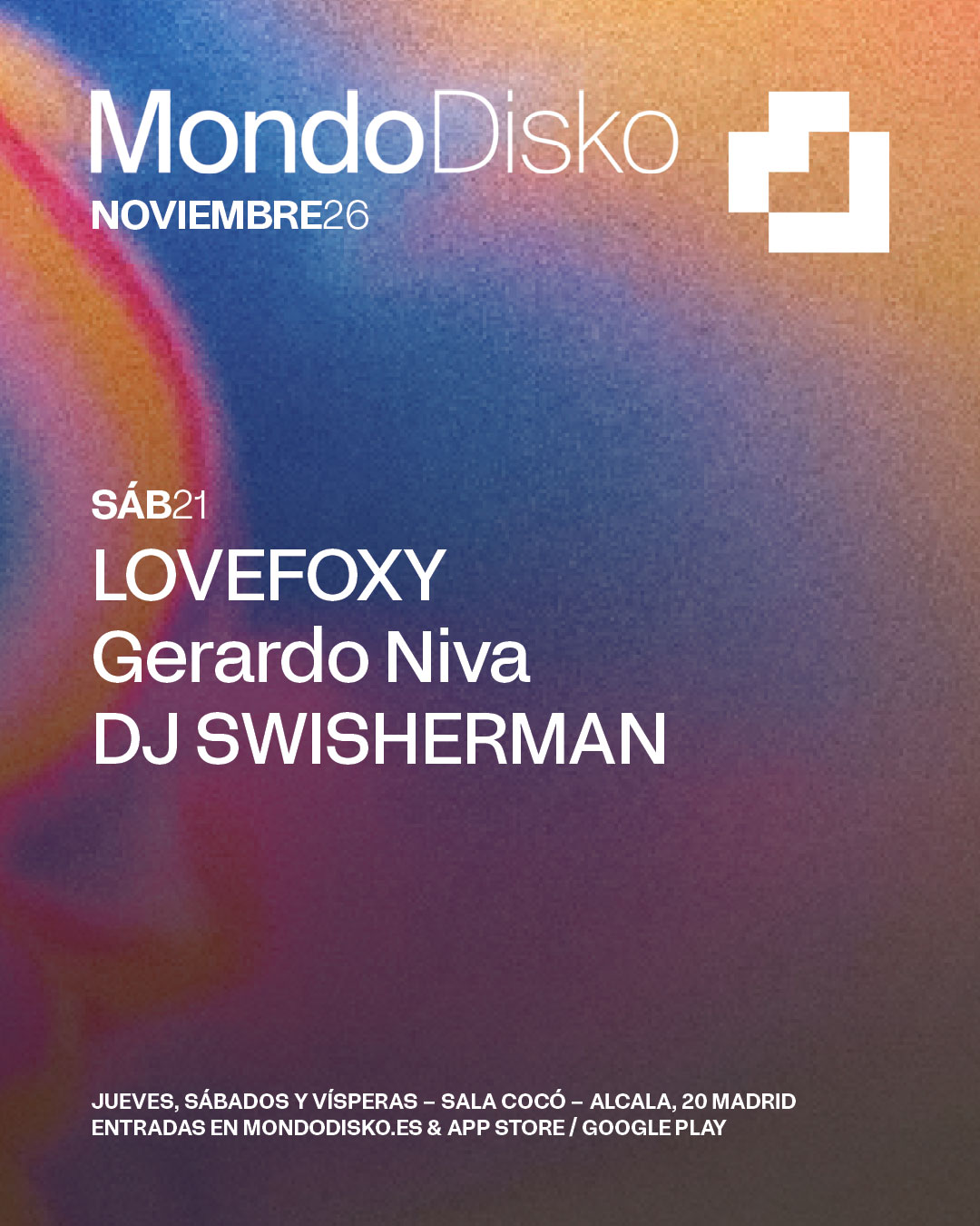 LOVEFOXY / GERARDO NIVA / DJ SWISHERMAN