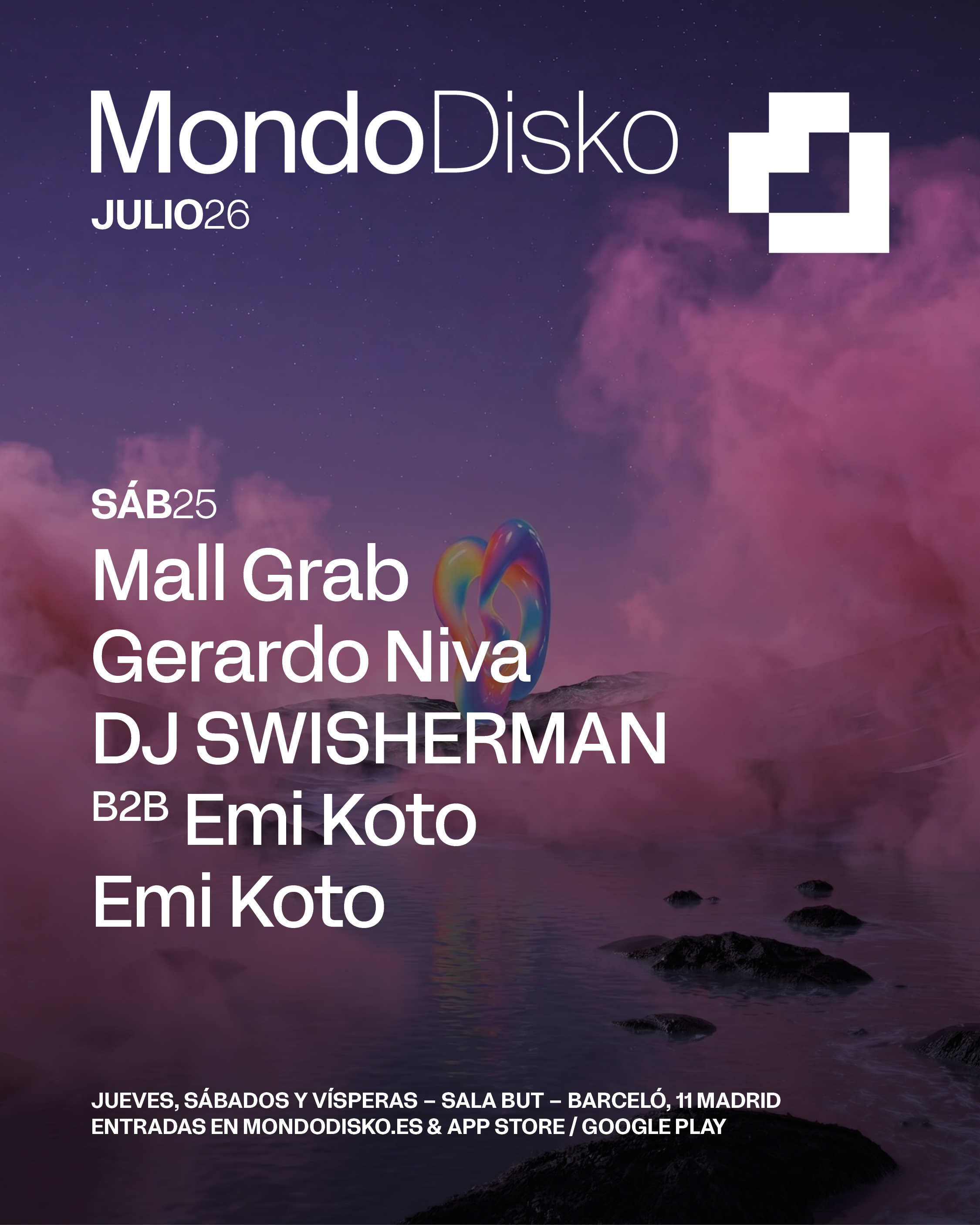 MALL GRAB / GERARDO NIVA / DJ SWISHERMAN B2B EMI KOTO / EMI KOTO