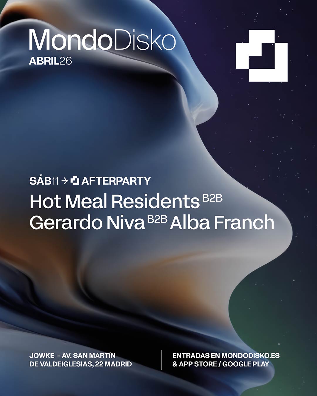 AFTERPARTY: HOT MEAL RESIDENTS B2B / GERARDO NIVA B2B ALBA FRANCH
