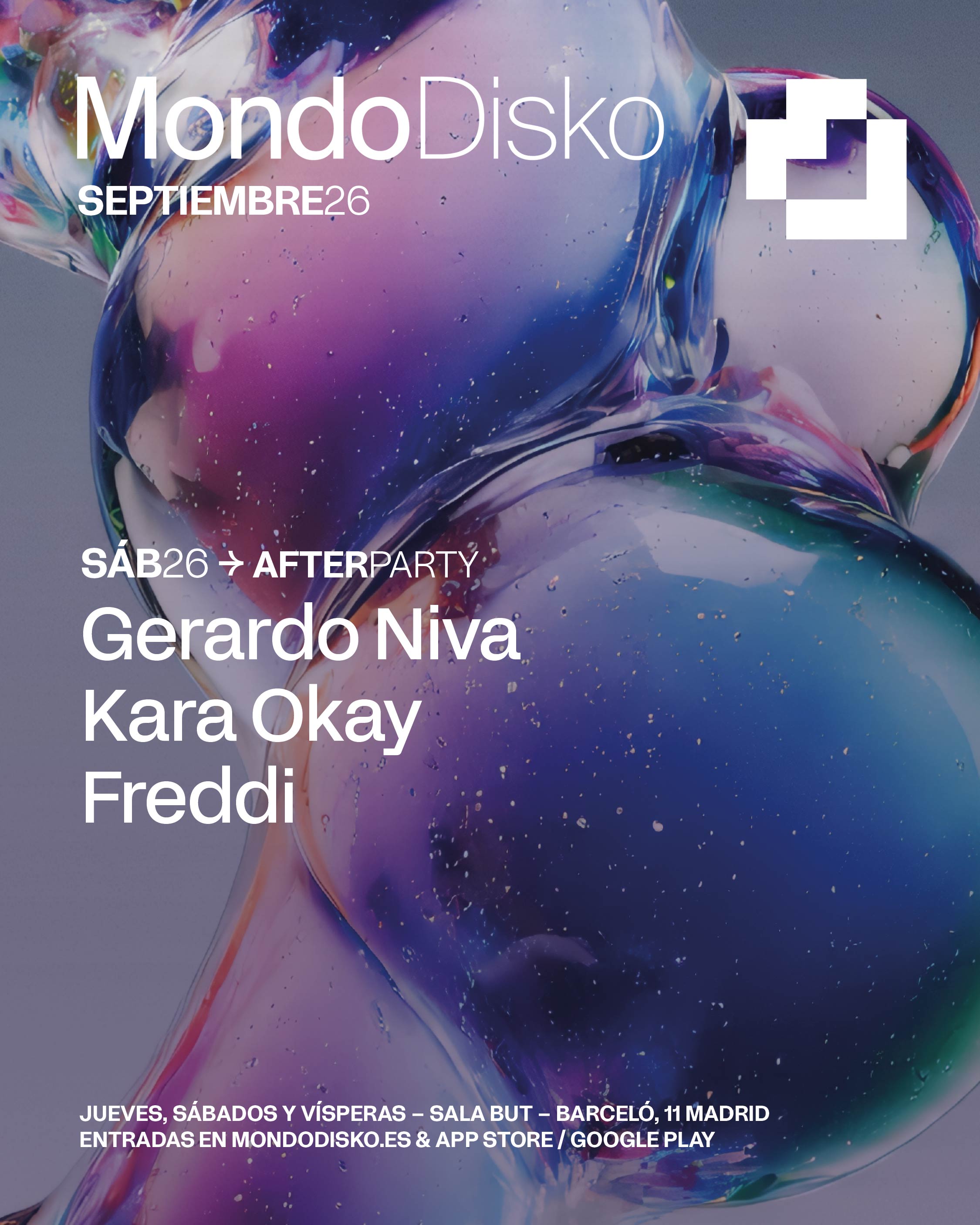 AFTERPARTY: GERARDO NIVA / KARA OKAY / FREDDI