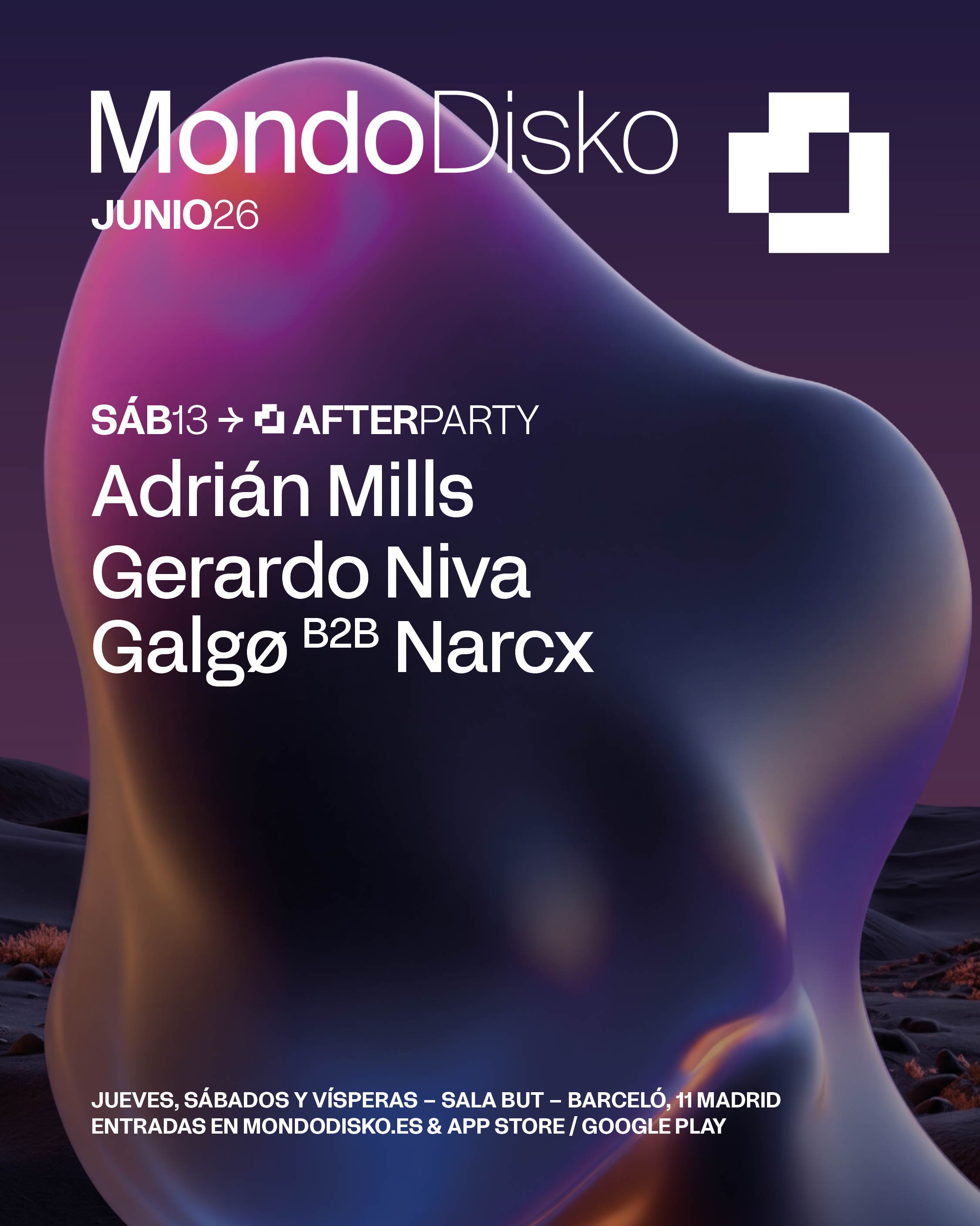 AFTERPARTY: ADRIÁN MILLS / GERARDO NIVA / GALGØ B2B NARCX