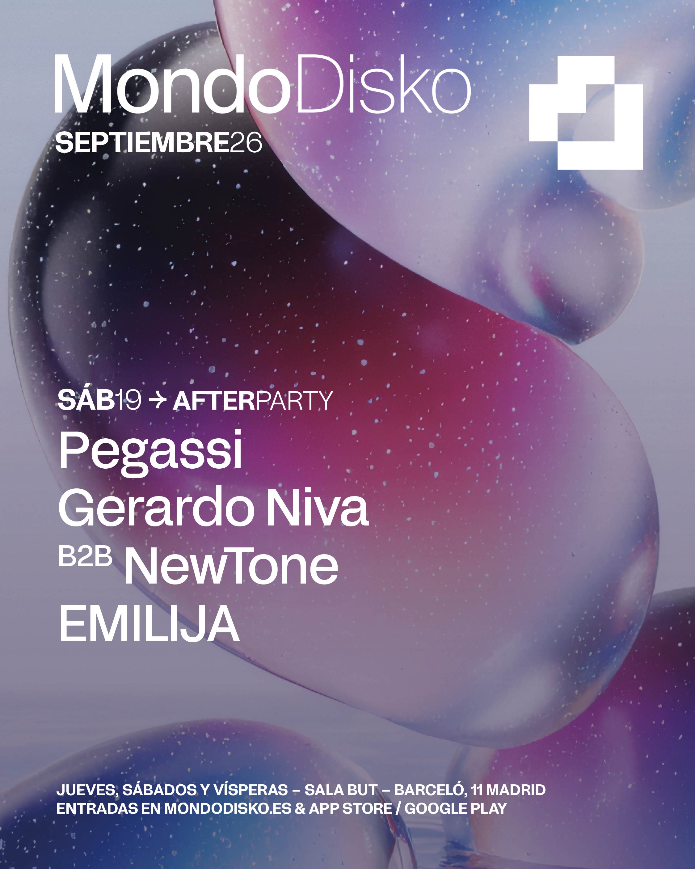 AFTERPARTY: PEGASSI / GERARDO NIVA B2B NEWTONE / EMILIJA