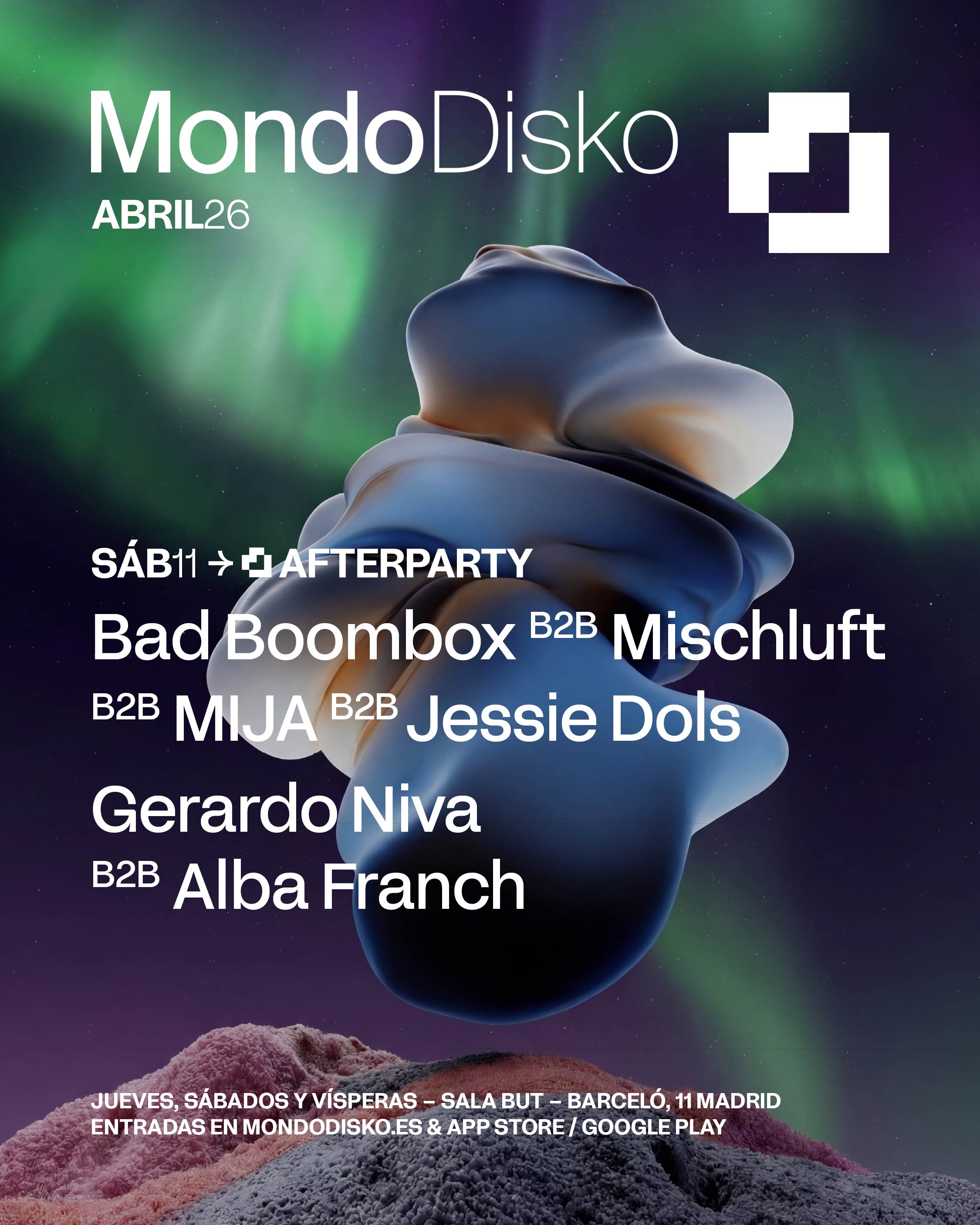 AFTERPARTY: BAD BOOMBOX B2B MISCHLUFT B2B MIJA B2B JESSIE DOLS / GERARDO NIVA B2B ALBA FRANCH