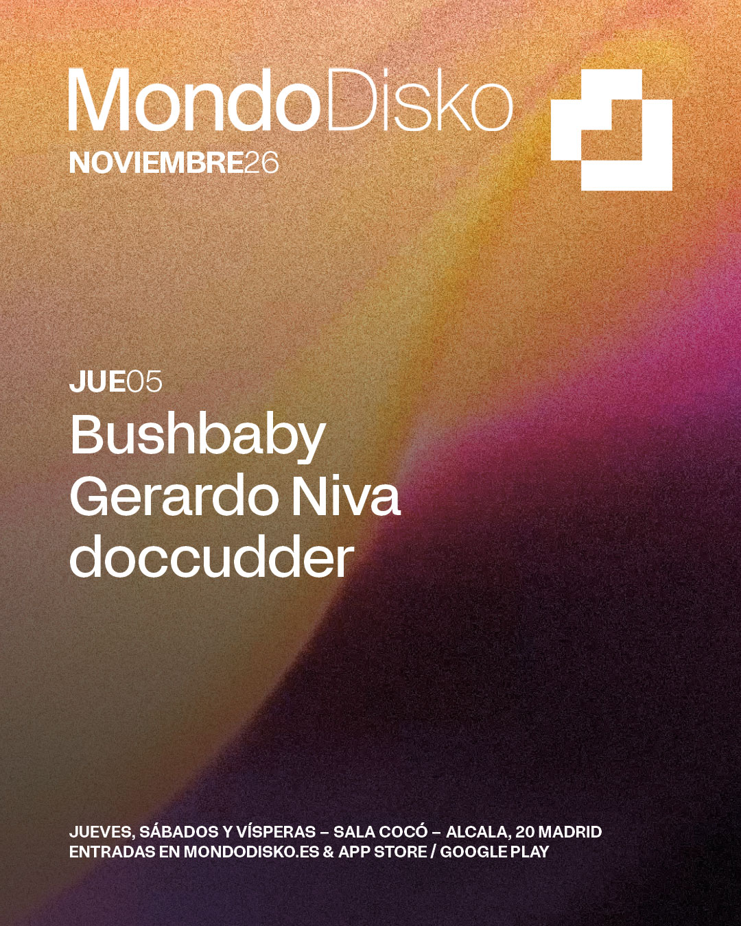 BUSHBABY / GERARDO NIVA / DOCCUDDER