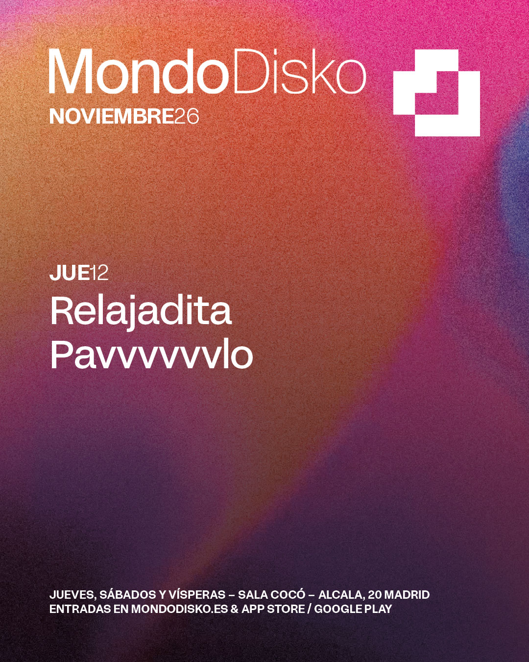 RELAJADITA / PAVVVVVVLO